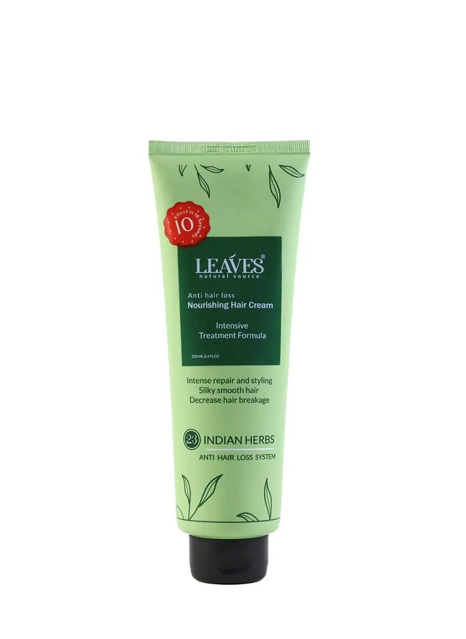 LEAVES anti hair loss Nourishing Hair Cream intensive treatment formula 23  250ml 