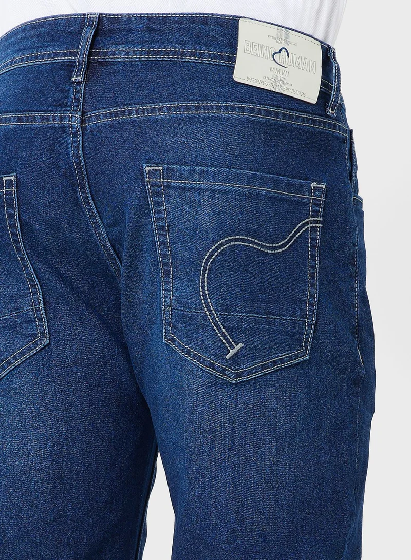 بيينغ هيومان Mid Wash Slim Fit Jeans