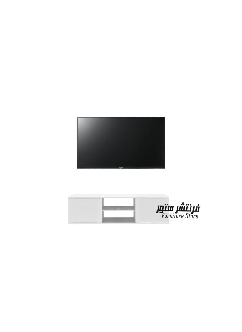 فرنتشر ستور وحدة تليفزيون مودرن - ارتفاع 40 سم - عرض 140 سم - عمق 30 سم ، من فرنتشر ستور.  - Image 1