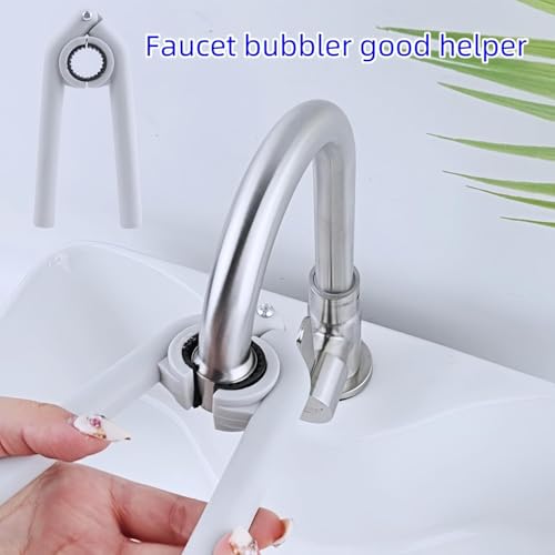 SHOPVILLA 1Pc Faucet Wrench Universal Faucet Bubbler Wrench Aerator Removal Tool Faucet Aerator Removal Tool Faucet Wrench for Tap, Kitchen, Bathroom, Toilet, Farmhouse, Domitory - Image 2