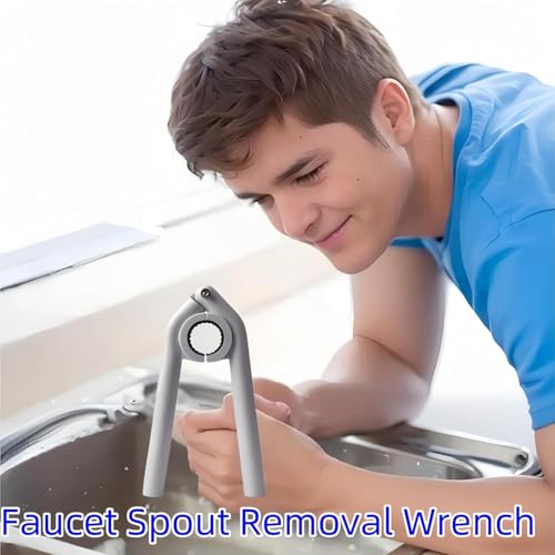 SHOPVILLA 1Pc Faucet Wrench Universal Faucet Bubbler Wrench Aerator Removal Tool Faucet Aerator Removal Tool Faucet Wrench for Tap, Kitchen, Bathroom, Toilet, Farmhouse, Domitory - Image 3