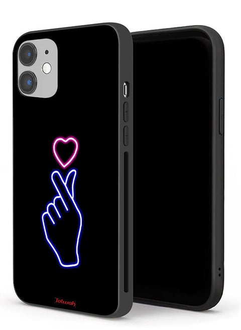 Apple iPhone 12 mini Protective Case Snap Heart Art