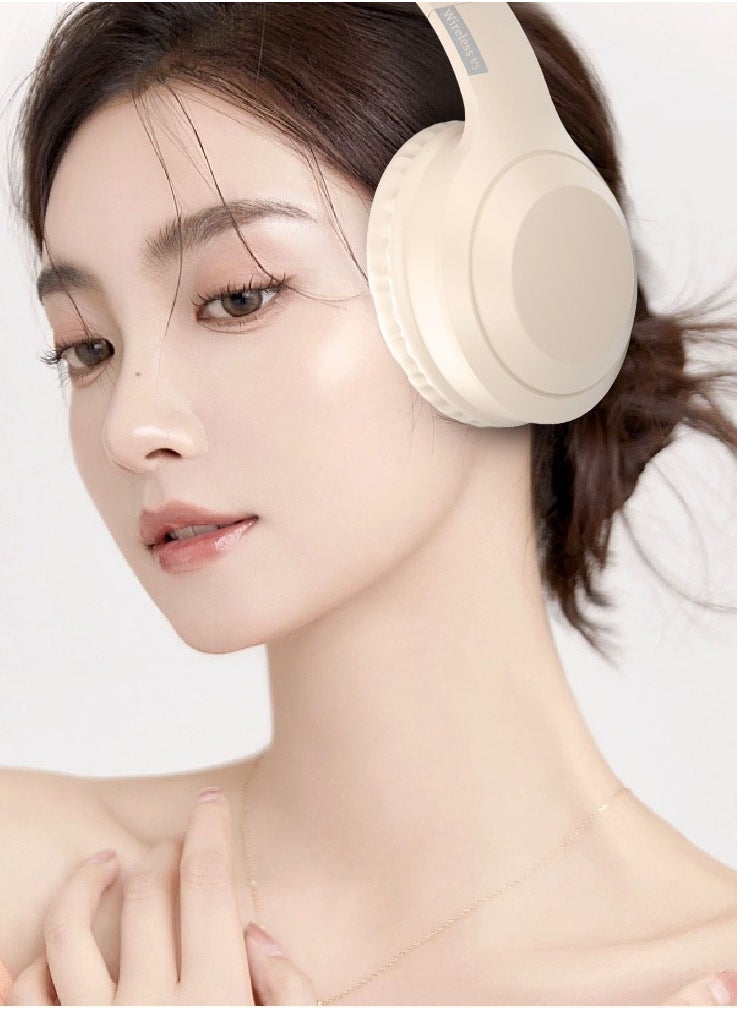 General Wireless Over-Ear Bluetooth Headphones, 3.5mm Wired Earphones, Foldable Stereo Hi-Fi Bass Earbuds for Home, Travel, and Office.  - Image 5