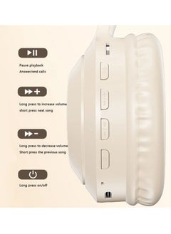 General Wireless Over-Ear Bluetooth Headphones, 3.5mm Wired Earphones, Foldable Stereo Hi-Fi Bass Earbuds for Home, Travel, and Office.  - Image 4