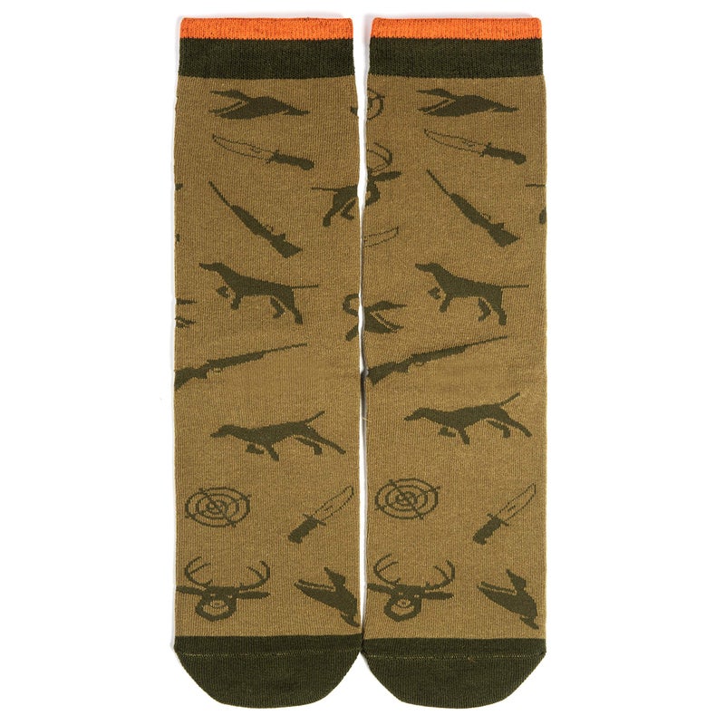 Lavley I'd Rather Be Hunting - Novelty Socks, Funny Fishing and Hunting Socks for Men, Comfortable Cotton Blend, Fun & Crazy Boot Style, Funny Gift for Men Size 6-13 - Image 5
