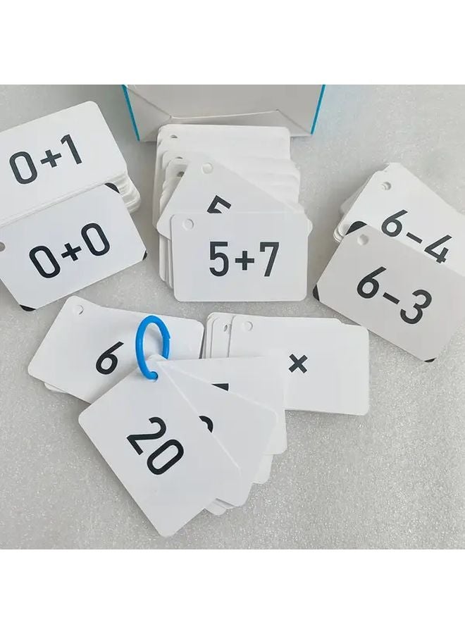 بطاقات تعلم الرياضيات الجمع الطرح الضرب القسمة مورد تعليمي - Image 2