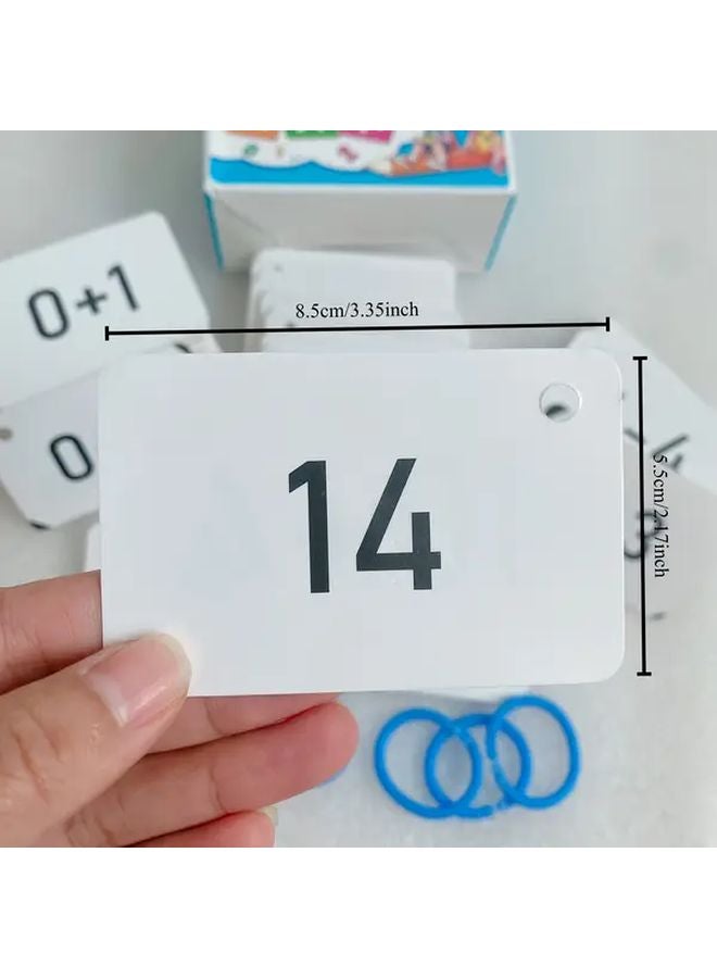 بطاقات تعلم الرياضيات الجمع الطرح الضرب القسمة مورد تعليمي - Image 3