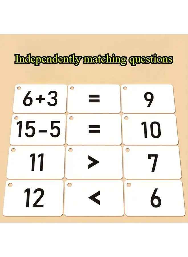 بطاقات تعلم الرياضيات الجمع الطرح الضرب القسمة مورد تعليمي - Image 4