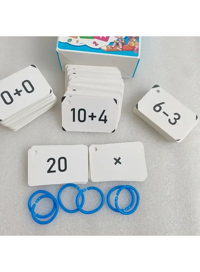 بطاقات تعلم الرياضيات الجمع الطرح الضرب القسمة مورد تعليمي - Image 5