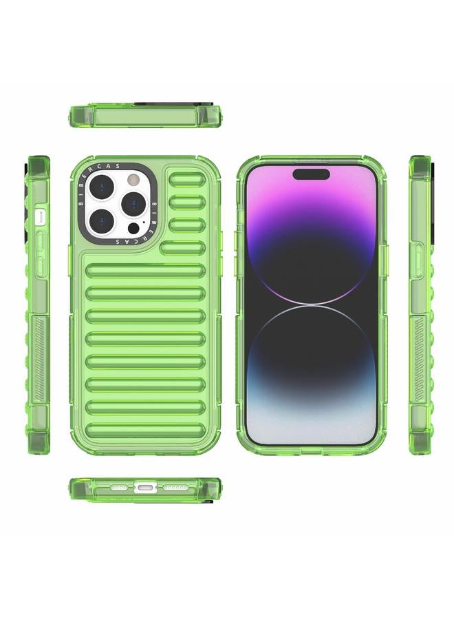 اس-توب جراب لهاتف iPhone 14 Pro Max، جراب هاتف هجين من مادة TPU عالية الشفافية مع وسادة هوائية من البولي كربونات - Image 2