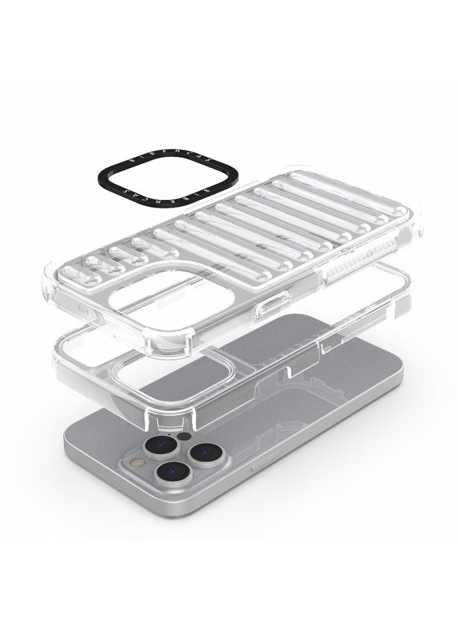 اس-توب جراب لهاتف iPhone 14 Pro Max، جراب هاتف هجين من مادة TPU عالية الشفافية مع وسادة هوائية من البولي كربونات - Image 5