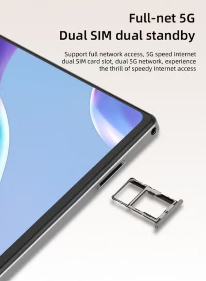 X - Prime A73 10.1-Inch Android Kids Tablet PC – AMOLED HD Display, Dual SIM 5G + WiFi, 8GB RAM 256GB ROM, Dual Camera, Slim Design | Supports Google Meet, Zoom & Online Learning – Grey - Image 5