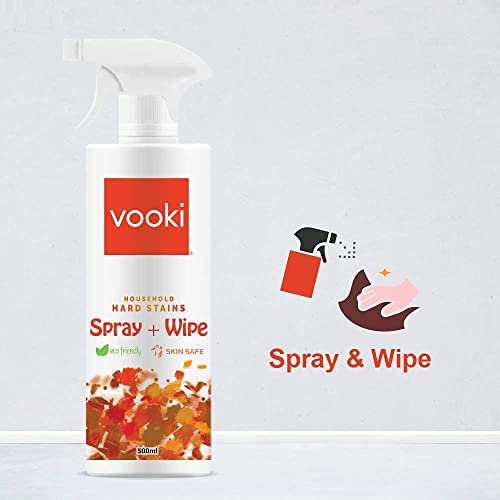 Vooki Heavy Duty Toilet Bowl Cleaner Fumeless Deep Action liquid & Hard Stains Spray and Wipe for Toughest House Hold Stains - 500 ml Each For Home and Commercial Use (Combo Pack of 2) - Image 5