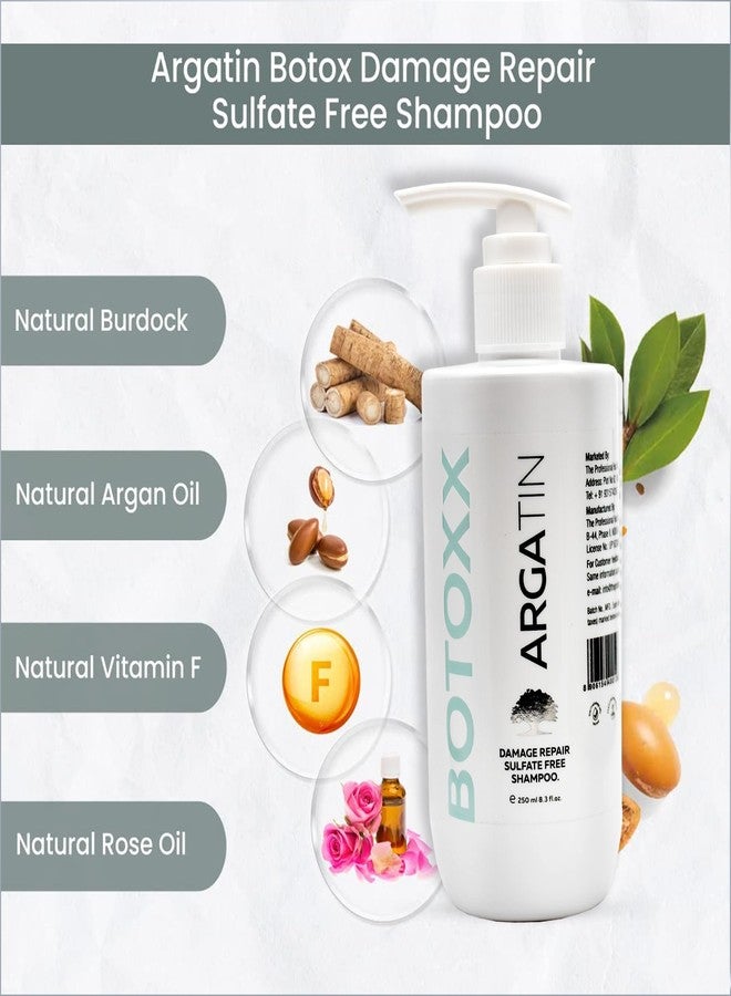 Argatin Botoxx Damage Repair Sulfate-Free Shampoo and Conditioner Combo (Shampoo 250ml +Conditioner 250ml) - Image 2