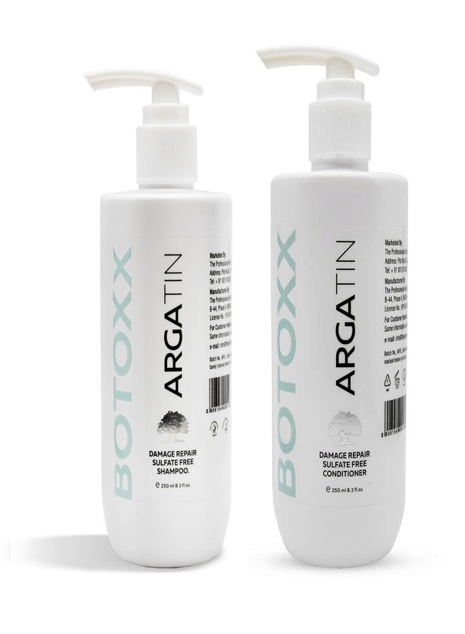 Argatin Botoxx Damage Repair Sulfate-Free Shampoo and Conditioner Combo (Shampoo 250ml +Conditioner 250ml) - Image 1