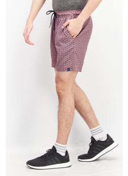 Tailor Vintage Men Drawstring Heather Short, Pink  - Image 3