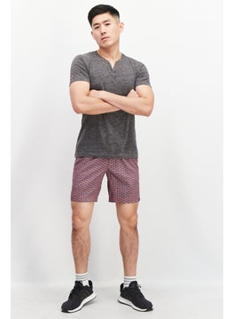 Tailor Vintage Men Drawstring Heather Short, Pink  - Image 4