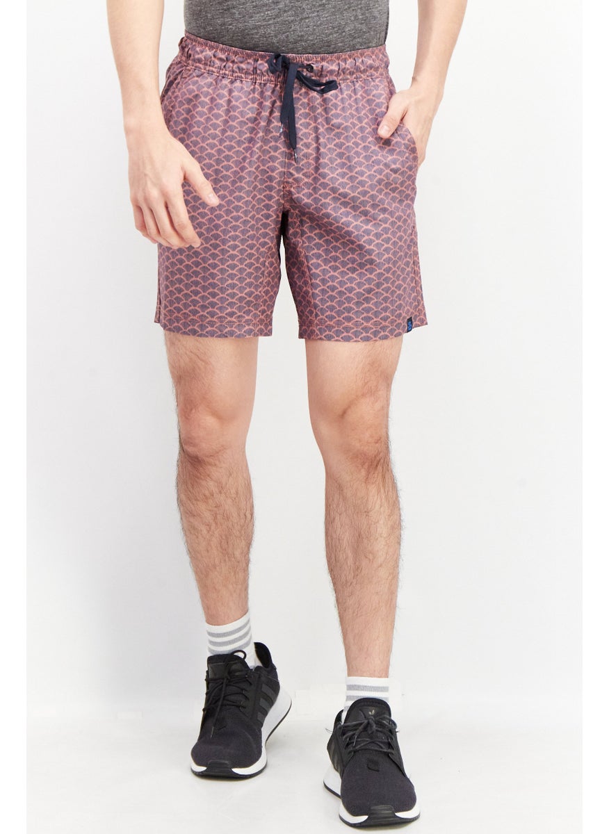 Tailor Vintage - Men Drawstring Heather Short, Pink - Image 1