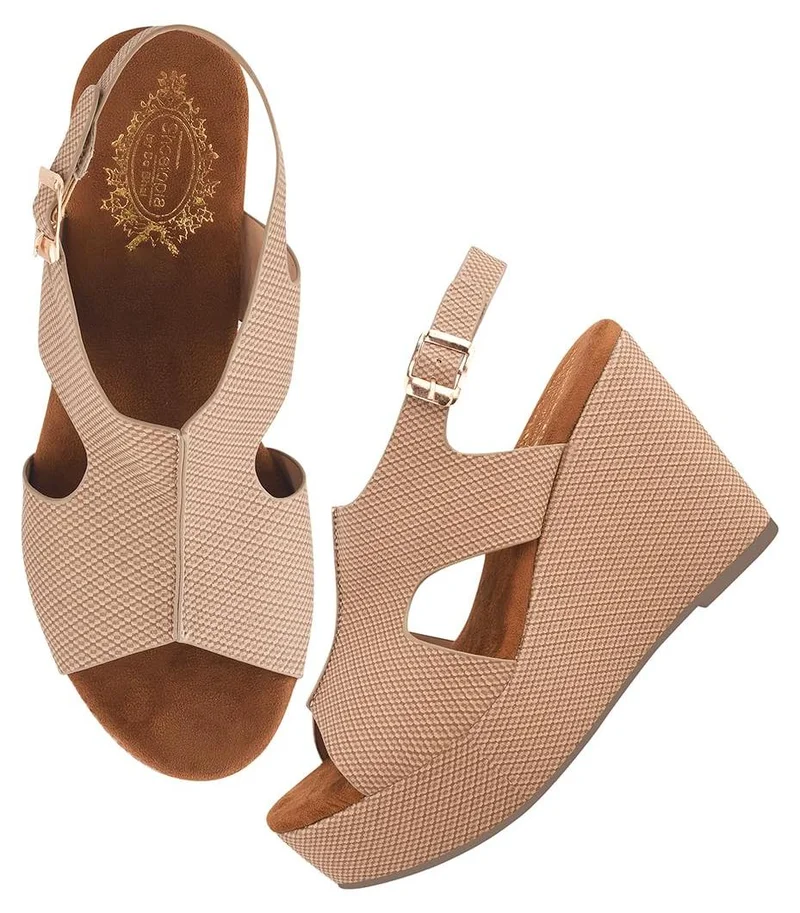 شوتوبيا Shoetopia Women & Girls Peep Toe Wedges