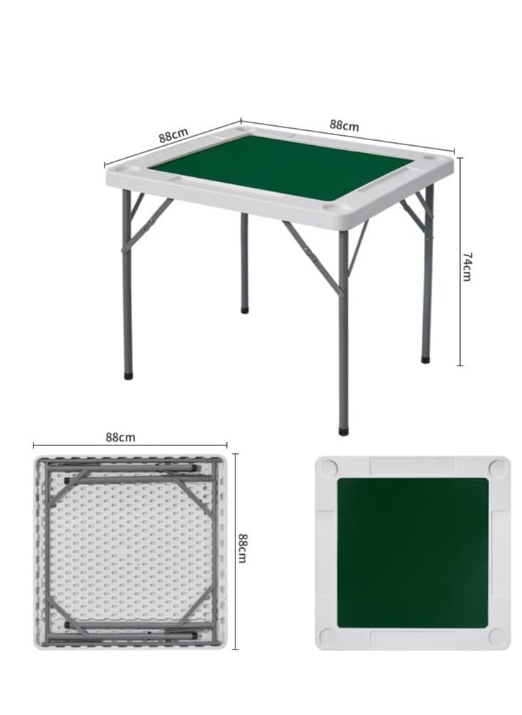 COOLBABY Outdoor Multi functional Portable Plastic Folding Table No Installation Simple Home Chess and Card Table