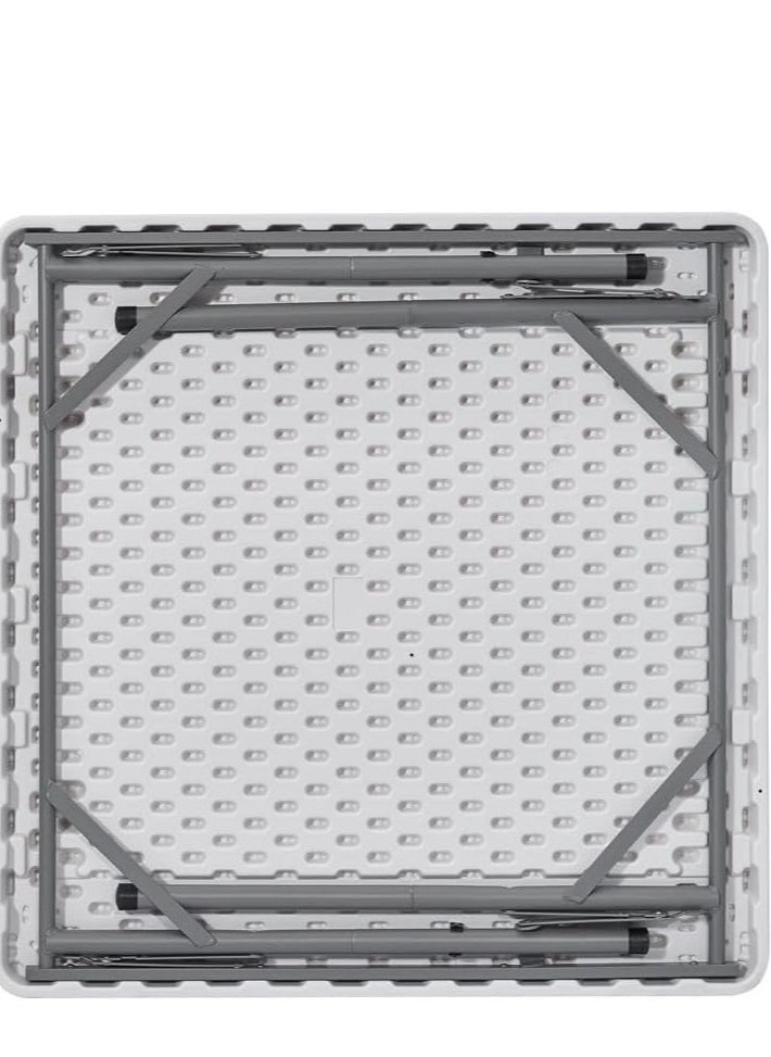 COOLBABY Outdoor Multi functional Portable Plastic Folding Table No Installation Simple Home Chess and Card Table