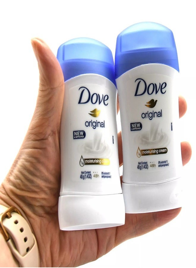 Dove - Original Anti-Perspirant Deodorant Stick 40ml - Image 1