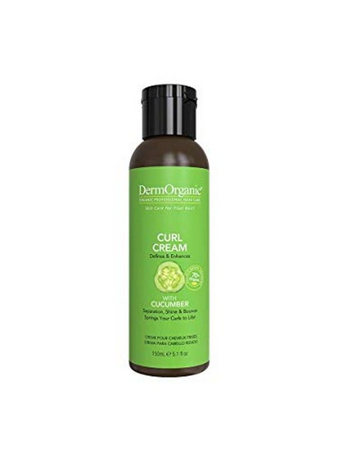 DermOrganic Curl Cream For Hair Separate & Define For Bounce & Shine 5 Fl.Oz. - Image 4