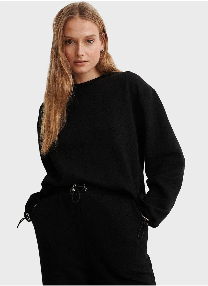 NA-KD Drawstring Sweatshirt