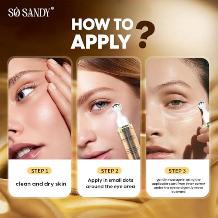 So Sandy Shine & White Eye Contour Brightening under eye cream, with Anti-aging effect. - Image 5