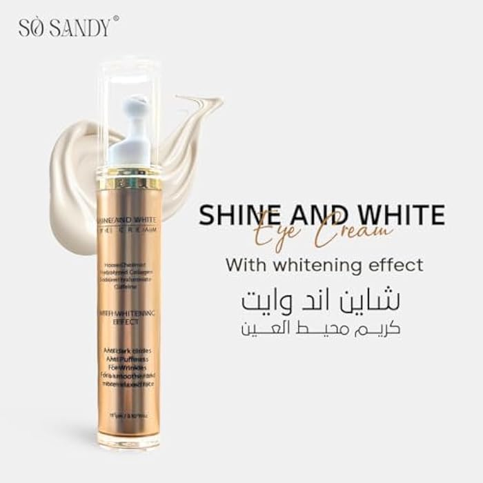 So Sandy Shine & White Eye Contour Brightening under eye cream, with Anti-aging effect. - Image 2