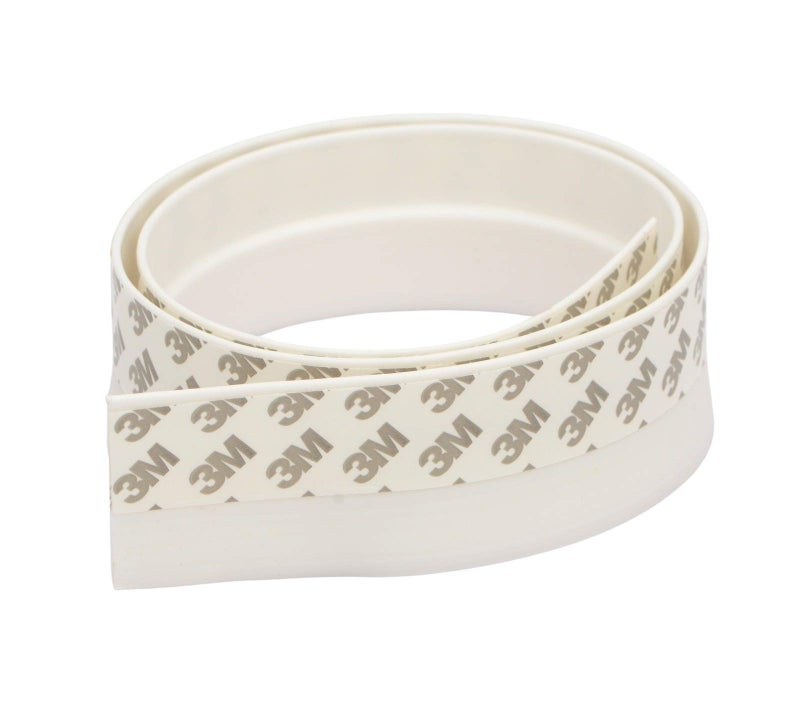 STORE 2508 Store2508 Flexible PVC Door Draft Guard ~ Door Sealer ~ Door Sealing Strip for Doors and Windows. with Adhesive Tape. Length – 100 Cm. Width – 45mm (White) - Image 1