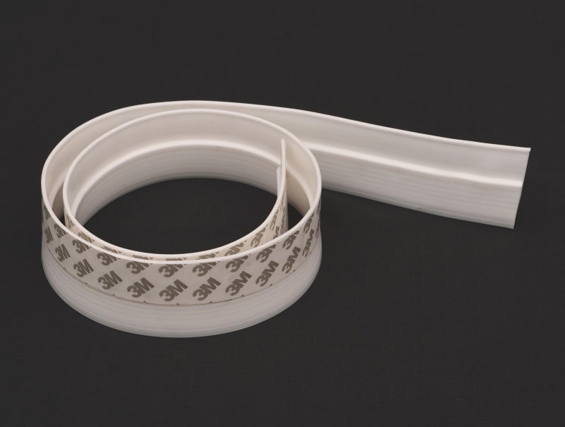 STORE 2508 Store2508 Flexible PVC Door Draft Guard ~ Door Sealer ~ Door Sealing Strip for Doors and Windows. with Adhesive Tape. Length – 100 Cm. Width – 45mm (White) - Image 4