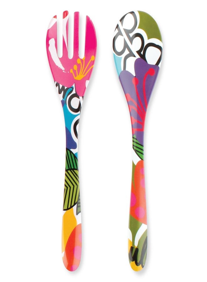 فرنش بول طقم تقديم سلطة فرنسي مكون من قطعتين - مصنوع من الميلامين - 13 بوصة - مناسب للاستخدام الخارجي والحفلات - أواسيس - Image 1