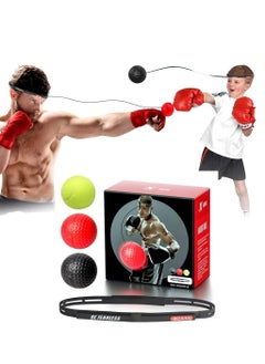 RATSAW Boxing Reflex Ball Boxing Reflex Balls Family Pack Training Boxing Equipment with Adjustable Headband for Reaction Speed and Hand Eye Coordination Training  - Image 1