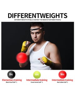 RATSAW Boxing Reflex Ball Boxing Reflex Balls Family Pack Training Boxing Equipment with Adjustable Headband for Reaction Speed and Hand Eye Coordination Training  - Image 3
