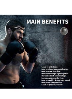 RATSAW Boxing Reflex Ball Boxing Reflex Balls Family Pack Training Boxing Equipment with Adjustable Headband for Reaction Speed and Hand Eye Coordination Training  - Image 2