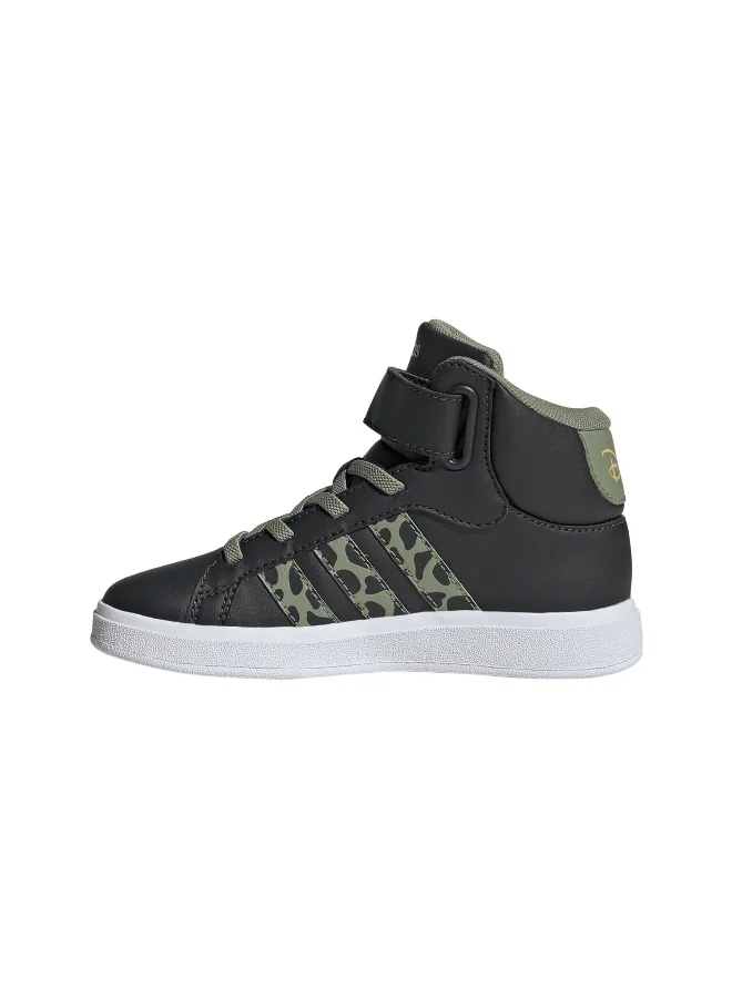 adidas Grand Court Mid Lionking K Grey Sportwear Shoes 10K