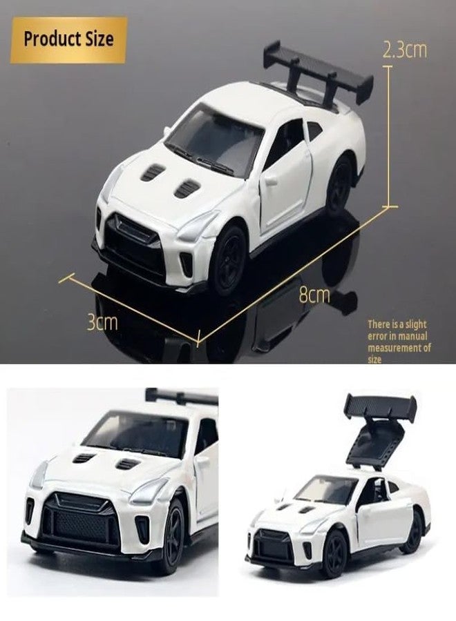Sky Tech® Diecast Metal Toy Super car Set of 4 Pull Back Racers Alloy Die Cast Openable Doors Racing Car for Kids High Speed Metal Toy Car Play Set for Children Best Gifts Toys for Boys - Image 2