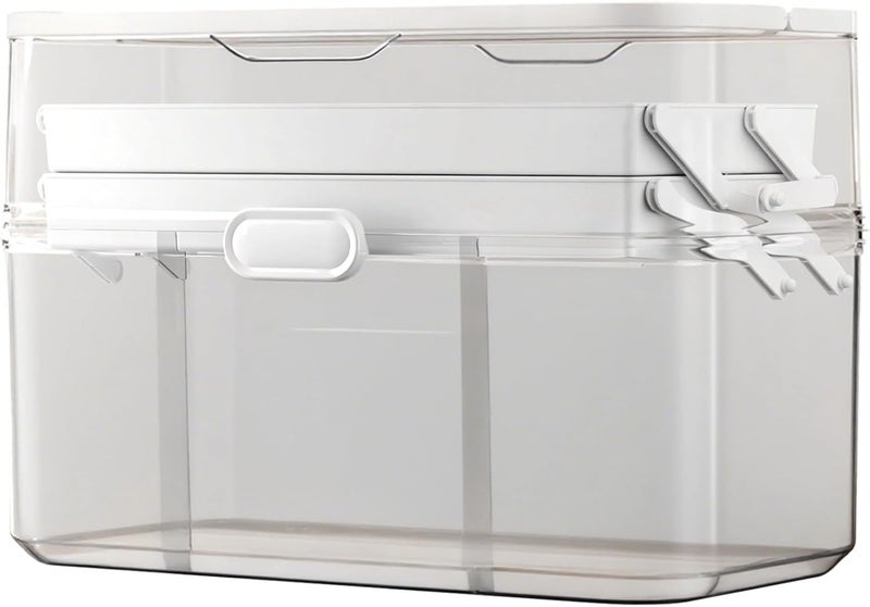 Portable Pharmaceutical Box, 3-Layer Organizer, Foldable, Travel & Home - Image 1