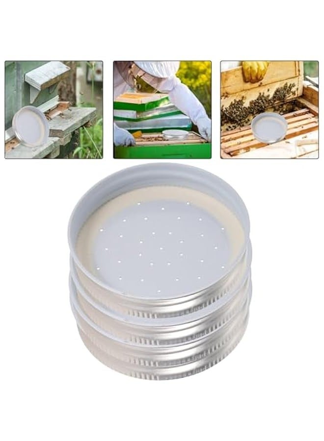 Kis 4pcs Bee Water Feeder Beekeeping Equipment, Metal Beehive Waterer Tool, Random Colors, Easy Installation for Beekeeper, Hive - Image 2