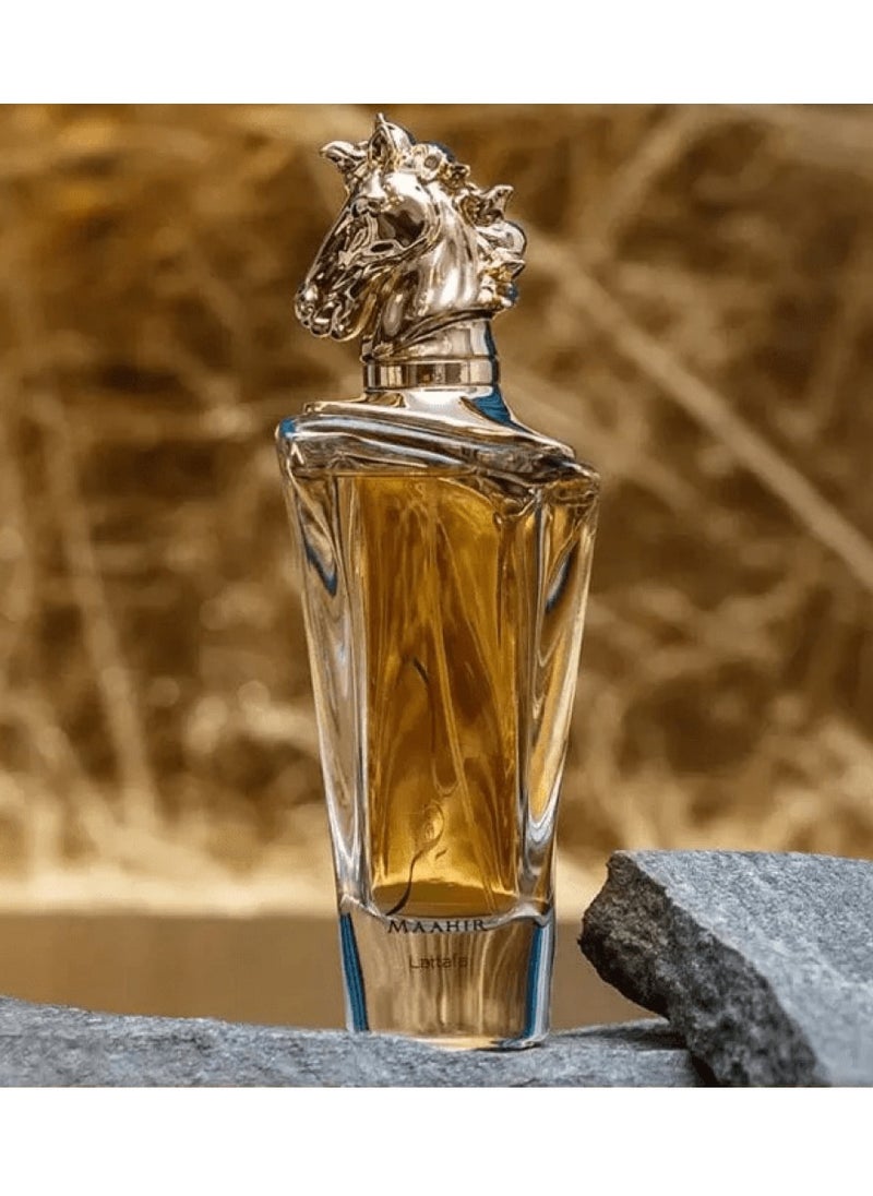 Lattafa Maher Gold by Lattafa - Eau de Parfum for Men and Women, 100ml  - Image 2