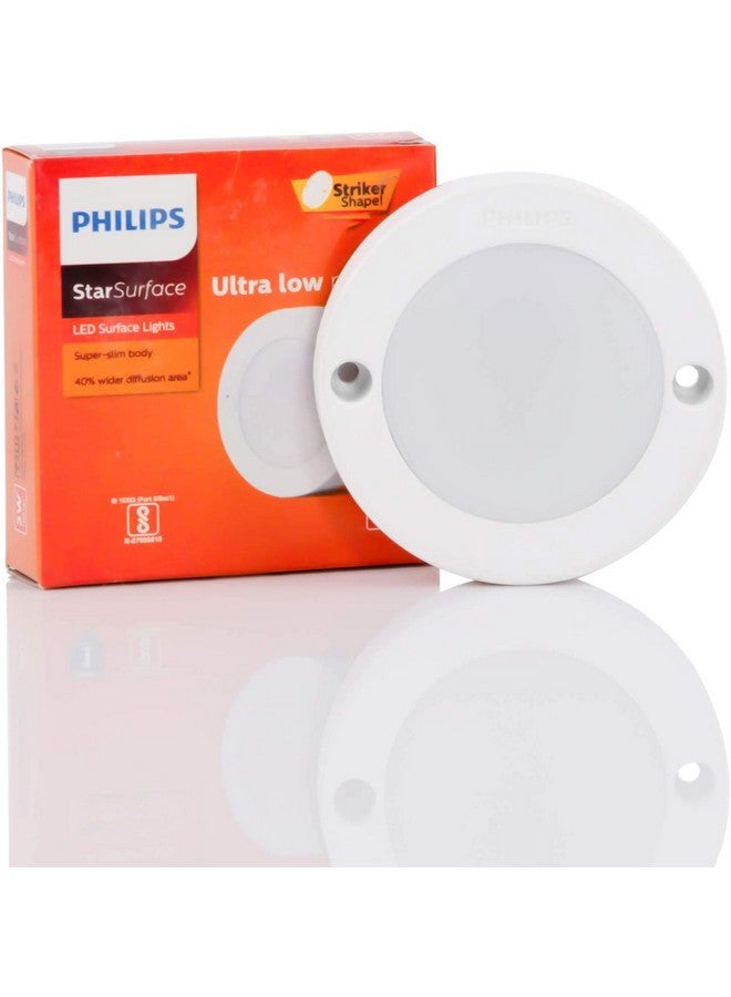 Philips 3W StarSurface Striker Cabinet Warm White Flush Mount Ceiling Lamp (Pack of 6) - Image 2