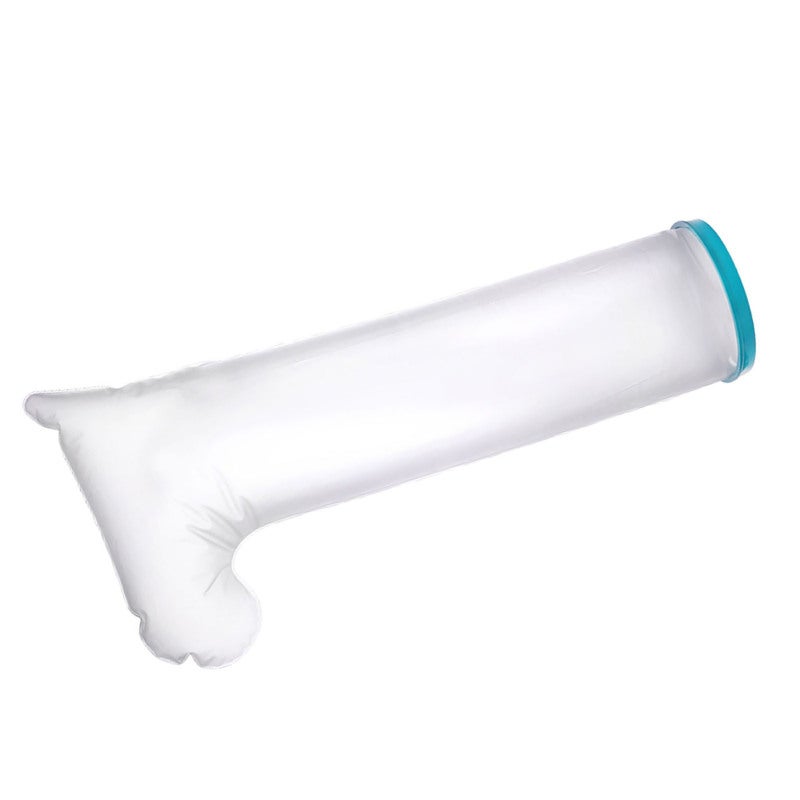 Water Resistant Leg Cover PP Silicone Material Easy Clean High Seal Tight Adult Leg Cover - Easy To Put On And Off Foot Leg Protector for Elderly Shower Safety Post Surgery Bathing Shower With Cast - Image 4