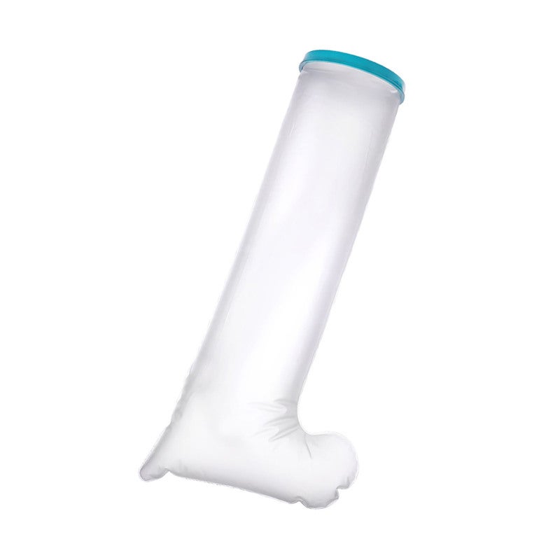 Water Resistant Leg Cover PP Silicone Material Easy Clean High Seal Tight Adult Leg Cover - Easy To Put On And Off Foot Leg Protector for Elderly Shower Safety Post Surgery Bathing Shower With Cast - Image 5