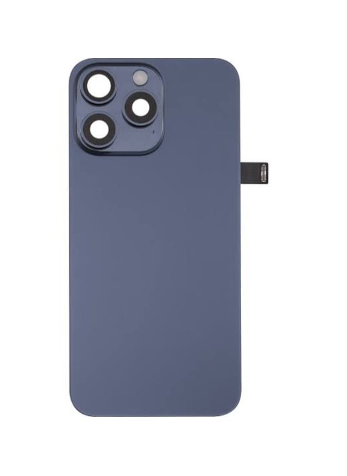Generic OEM Replacement Back Glass for iphone 15 Pro Natural Blue 