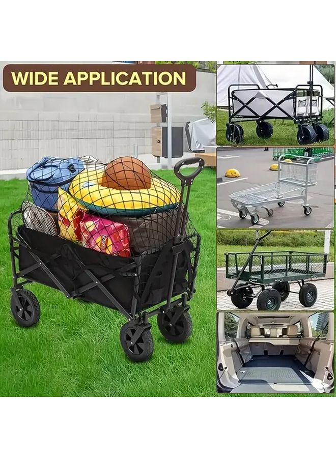 Heavy Duty Folding Storage Net 27 56x27 56 Inch Durable Nylon For Car Trunk Outdoor Camping - Image 5