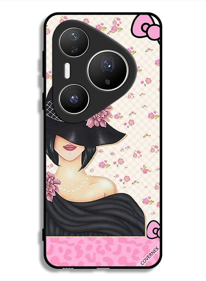Covernex Huawei Pura 80 Pro Plus Protective Case Cover Hat Girl - Image 1