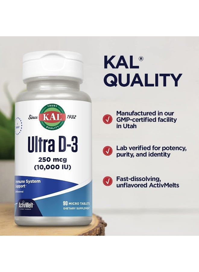 KAL Ultra D-3 Vitamin D Supplement for Adults - Image 5