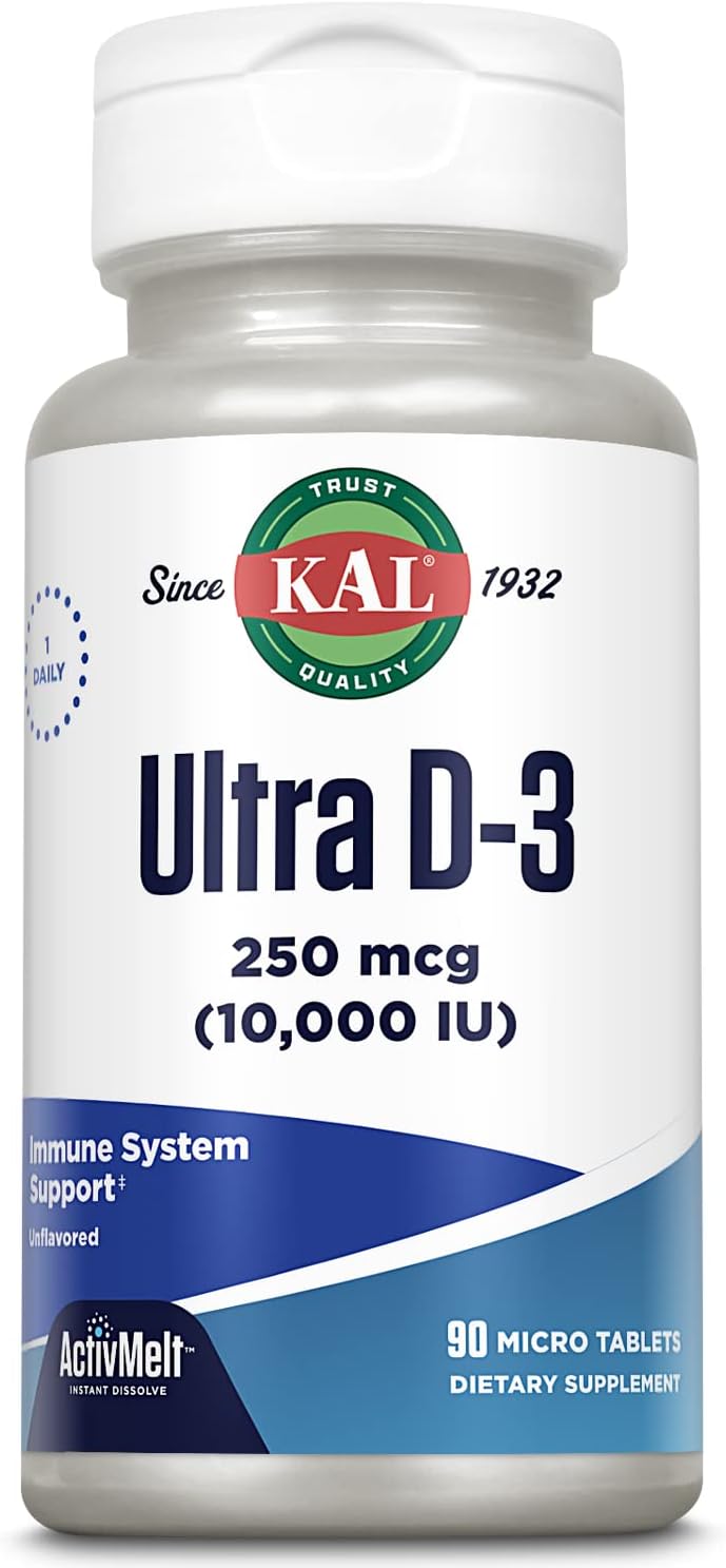 KAL Ultra D-3 Vitamin D Supplement for Adults - Image 1