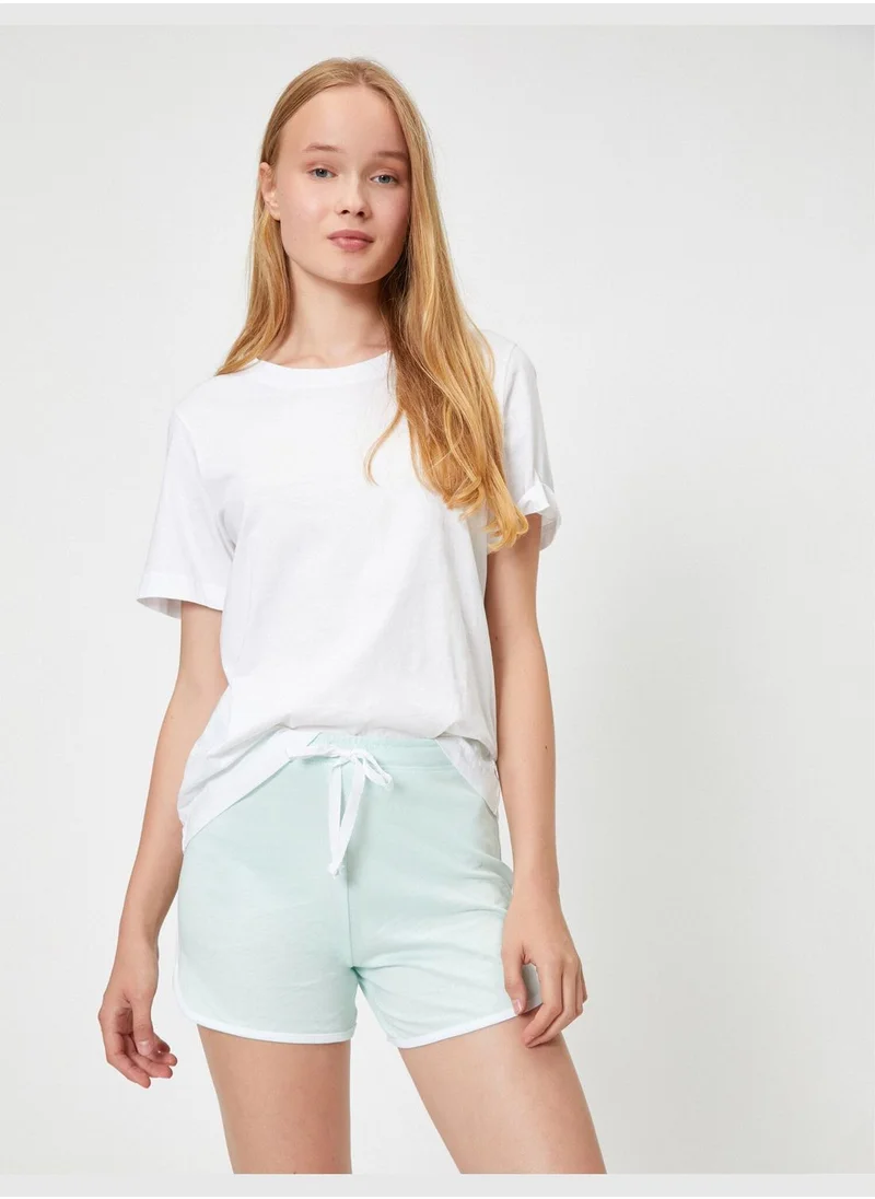 KOTON Tie Waist Shorts